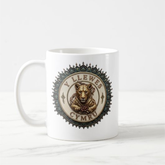 De leeuw. Engeland Koffiemok (Links)