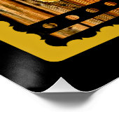 De leeuw gaat naar beneden met de lamp poster (Hoek)