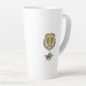De Leeuw Goud & Zwarte Grafische Mok (Rechterhoek)