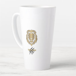 De Leeuw Goud & Zwarte Grafische Mok
