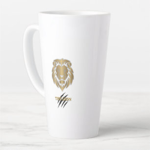 De Leeuw Goud & Zwarte Grafische Mok