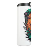 De leeuw het oerwoud thermosbeker (Gedraaid links)