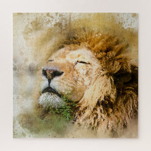 De leeuw is de koning der dieren legpuzzel