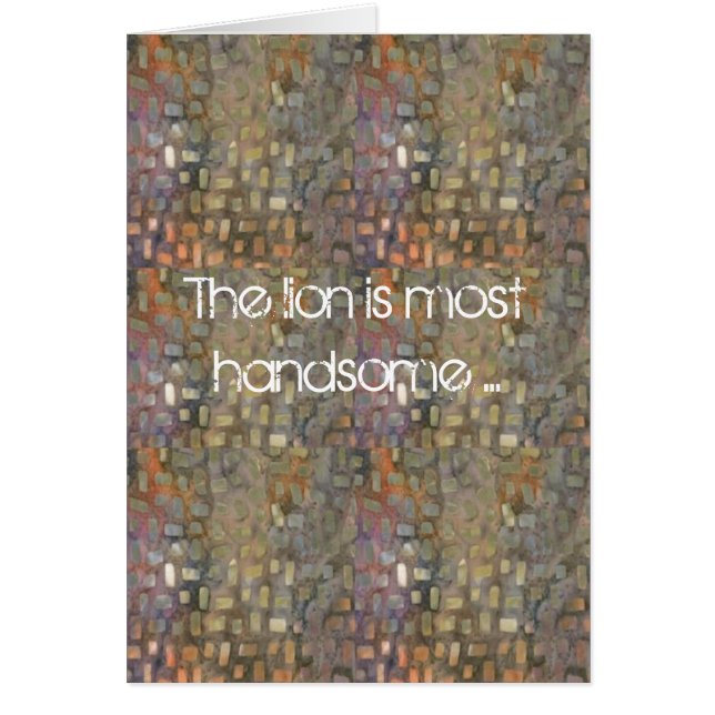 De leeuw is het meest handig bij het zoeken naar v (Voorkant)