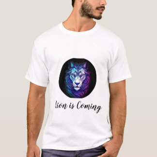 De leeuw komt eraan t-shirt