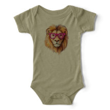 De leeuw met roze bril