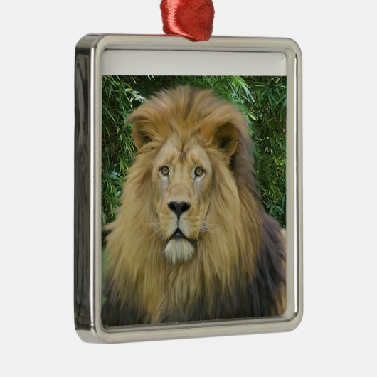 De leeuw metalen ornament (Rechts)