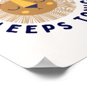 De Leeuw Slaapt Safari Kunstprint | Kinderkamer Ku Poster (Hoek)