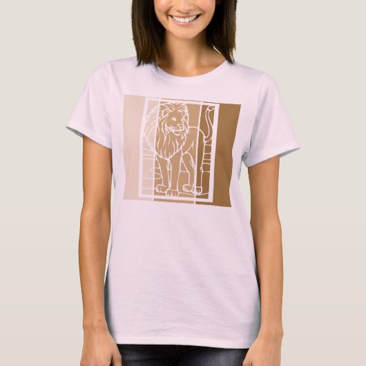 De leeuw t-shirt (Voorkant)
