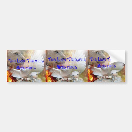 De leeuw triomfeert de Bumpersticker (Voorkant)