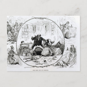 De leeuw uit de Humor Briefkaart