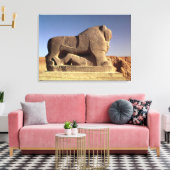 De leeuw van Babylon Canvas Afdruk (Insitu (Woonkamer))