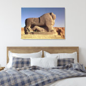 De leeuw van Babylon Canvas Afdruk (Insitu (Slaapkamer))