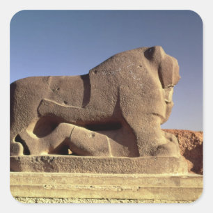 De leeuw van Babylon Vierkante Sticker