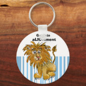 De Leeuw van de cartoon krijgt in de Sleutelhanger (Voorkant)