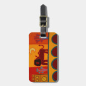 De leeuw van de Fulham Broadway 2008 Bagagelabel (Voorkant verticaal)