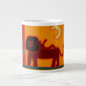 De leeuw van de Fulham Broadway 2008 Grote Koffiekop (Voorkant)