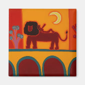 De leeuw van de Fulham Broadway 2008 Magneet (Voorkant)