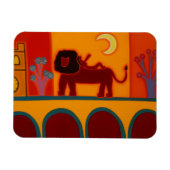 De leeuw van de Fulham Broadway 2008 Magneet (Horizontaal)