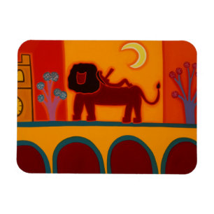 De leeuw van de Fulham Broadway 2008 Magneet