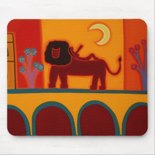 De leeuw van de Fulham Broadway 2008 Muismat