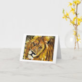 De Leeuw van de impressionist notecard Kaart (Gele Bloem)