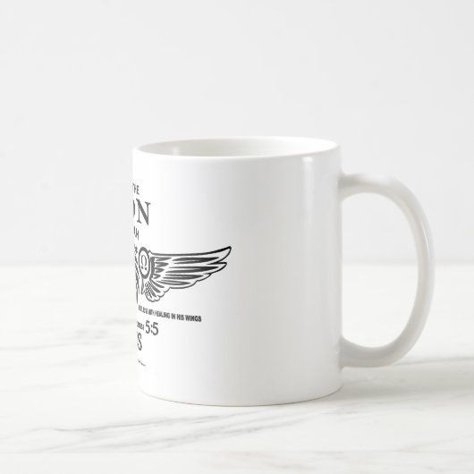 De leeuw van de Judah Coffee-Mok Koffiemok (Rechts)