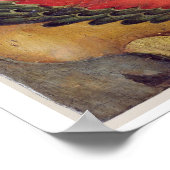 De leeuw van het St. Mark (olie op het paneel) Poster (Hoek)