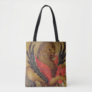De leeuw van het St. Mark (olie op het paneel) Tote Bag