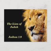De Leeuw van Juda Bijbeltekst Geheugen Briefkaart (Achterkant)