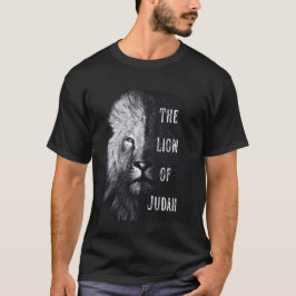 De Leeuw van Juda Jezus Christus Grunge Zwart T-shirt
