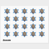De Leeuw Van Juda Vierkante Sticker (Vel)