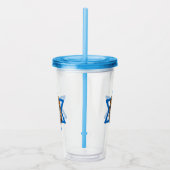 De leeuw van Judah Acryl Drinkbeker (Rechts)