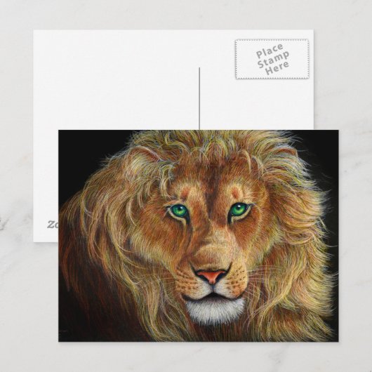 de leeuw van Judah Briefkaart (Voorkant / Achterkant)