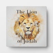 De leeuw van Judah Coffee Table Easel Fotoplaat (Voorkant)