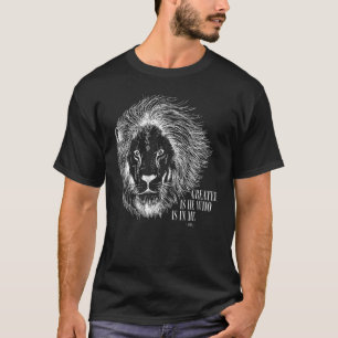 De leeuw van Judah Greater is Christelijk voor man T-shirt