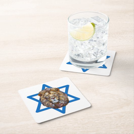 De leeuw van Judah Kartonnen Onderzetters (Insitu)