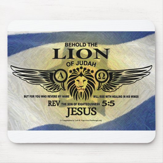 De leeuw van Judah Muismat (Voorkant)