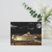 De leeuw van Judah op de Westerne muur Briefkaart (Staand voorkant)
