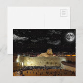 De leeuw van Judah op de Westerne muur Briefkaart (Voorkant / Achterkant)