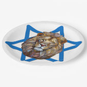 De leeuw van Judah Papieren Bordje (Gekanteld)