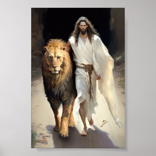 De leeuw van Judah Poster (Voorkant)