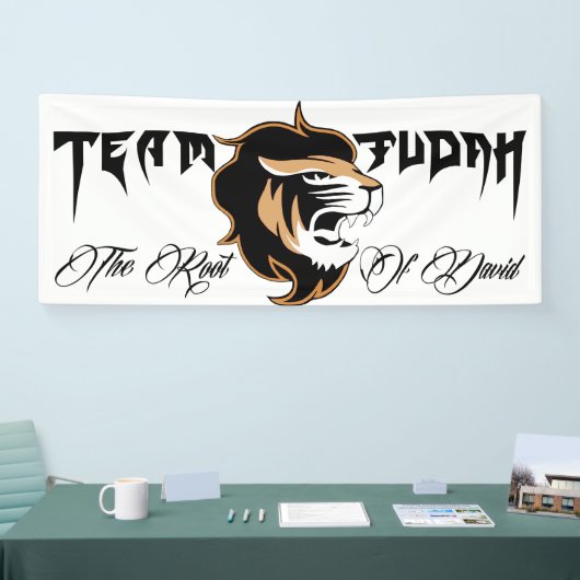 De leeuw van Judah Spandoek (Beurs)