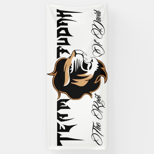 De leeuw van Judah Spandoek (Verticaal)