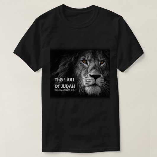 De leeuw van Judah T-shirt (Design voorkant)