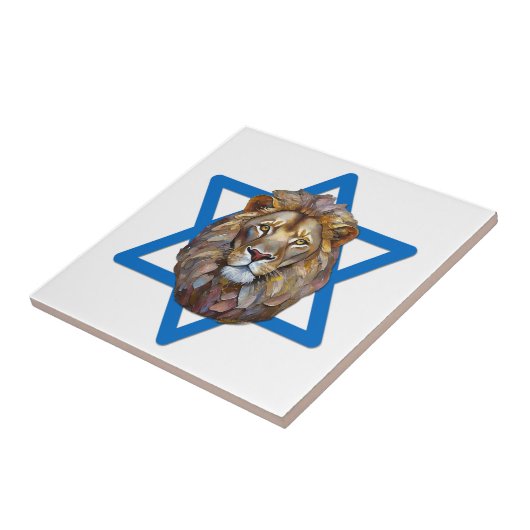 De leeuw van Judah Tegeltje (Zijkant)
