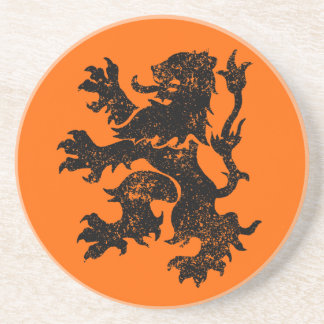 De Leeuw van Nederland Zandsteen Onderzetter