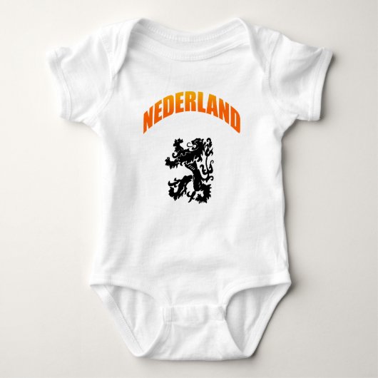De leeuw Voetbal van Nederland Romper (Voorkant)