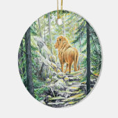 De Leeuw volgen - Keramisch Ornament (Links)