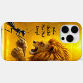 De Leeuw zijn Kleine Nemesis Case-Mate iPhone Case (Achterkant (horizontaal))